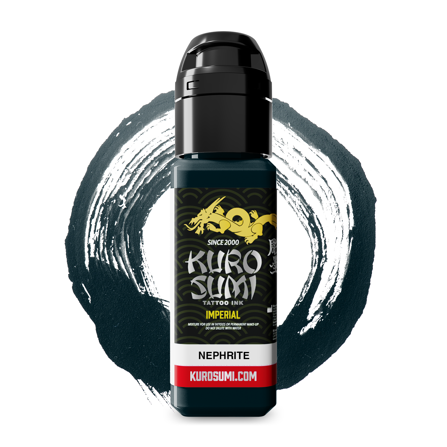 Kuro Sumi Imperial Tattoo Ink - Nephrite 22ml