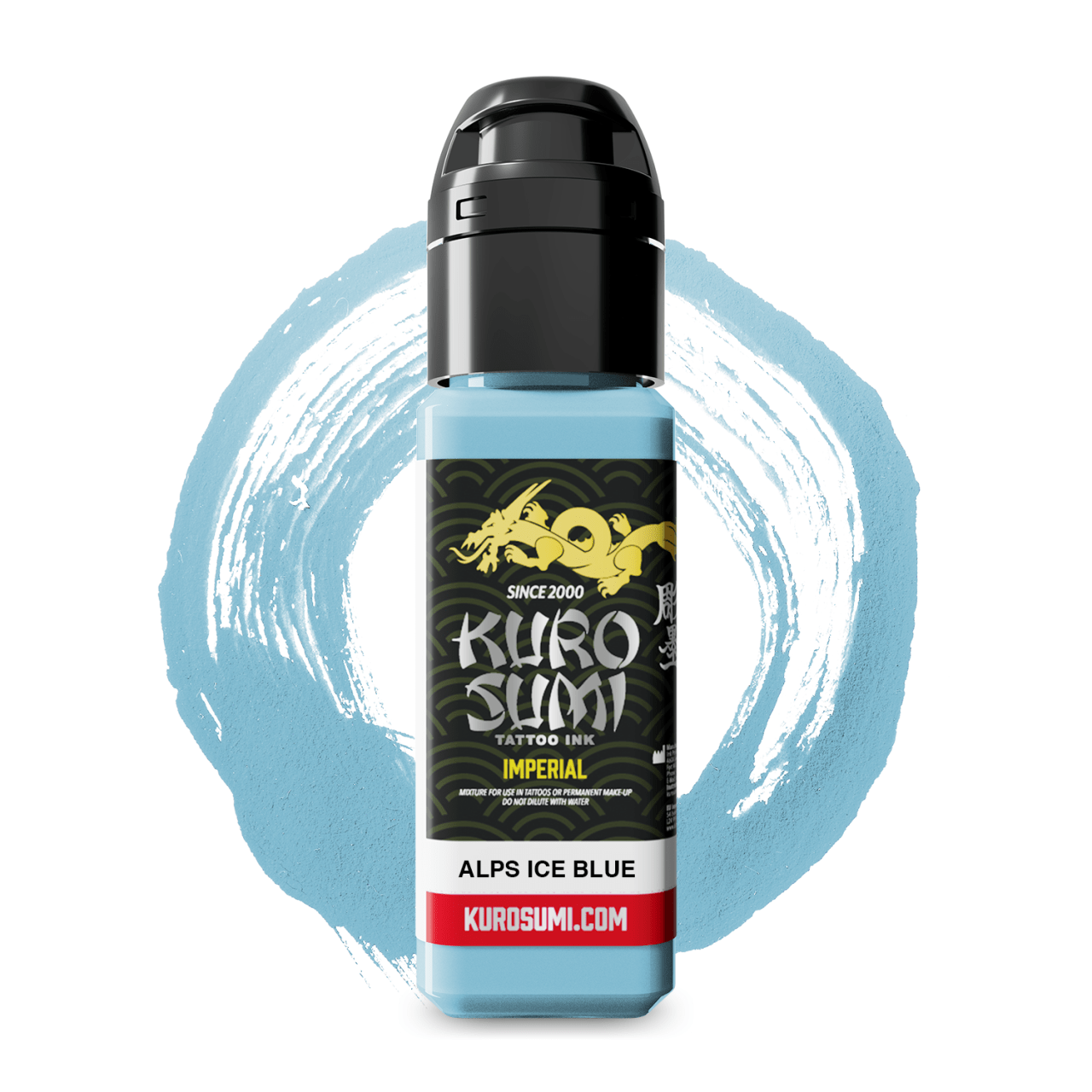 Kuro Sumi Imperial Tattoo Ink -  Alps Ice Blue 22ml