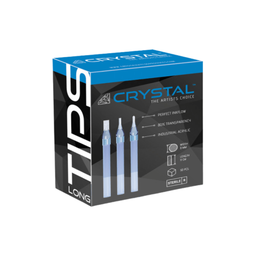 Crystal Disposable Long Tips - Diamond