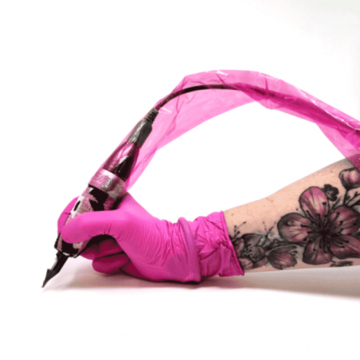 Glovcon Clipcord Sleeves Pink 125 pcs