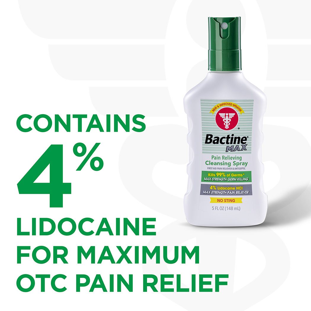 Bactine Max Pain Relieving Spray 150ml - Image 2