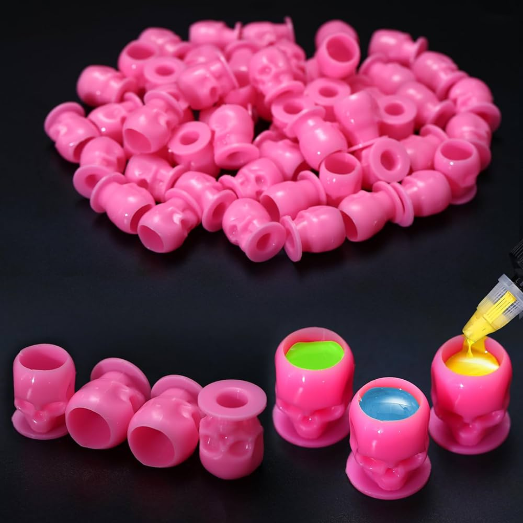 Skull Tattoo Ink Cups - Image 2