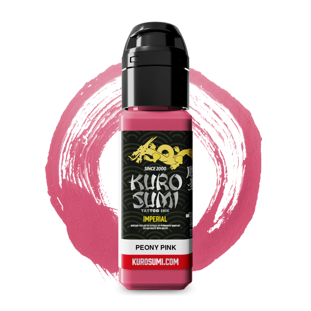 Kuro Sumi Imperial Tattoo Ink - Peony Pink 22ml