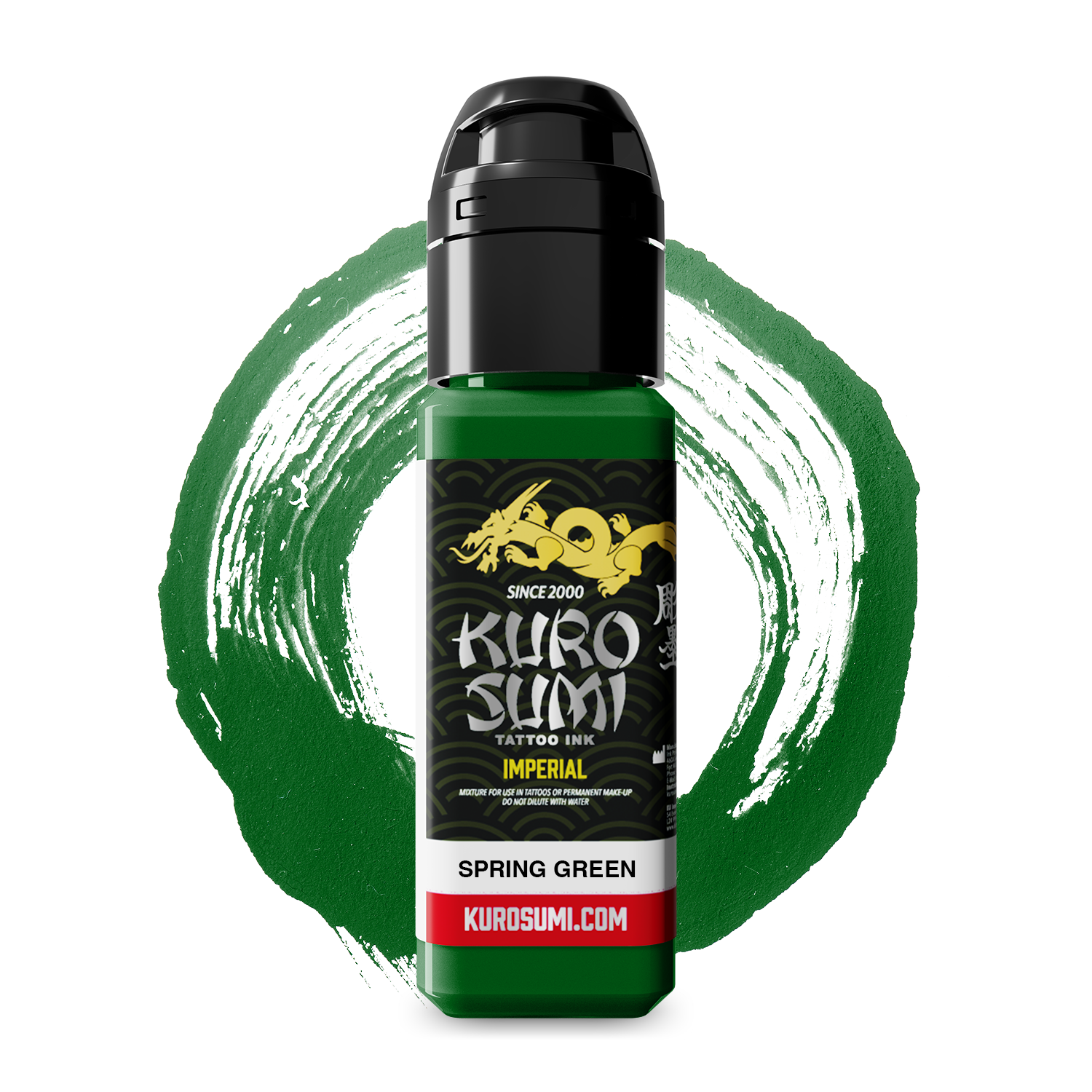 Kuro Sumi Imperial Tattoo Ink - Spring Green 22ml
