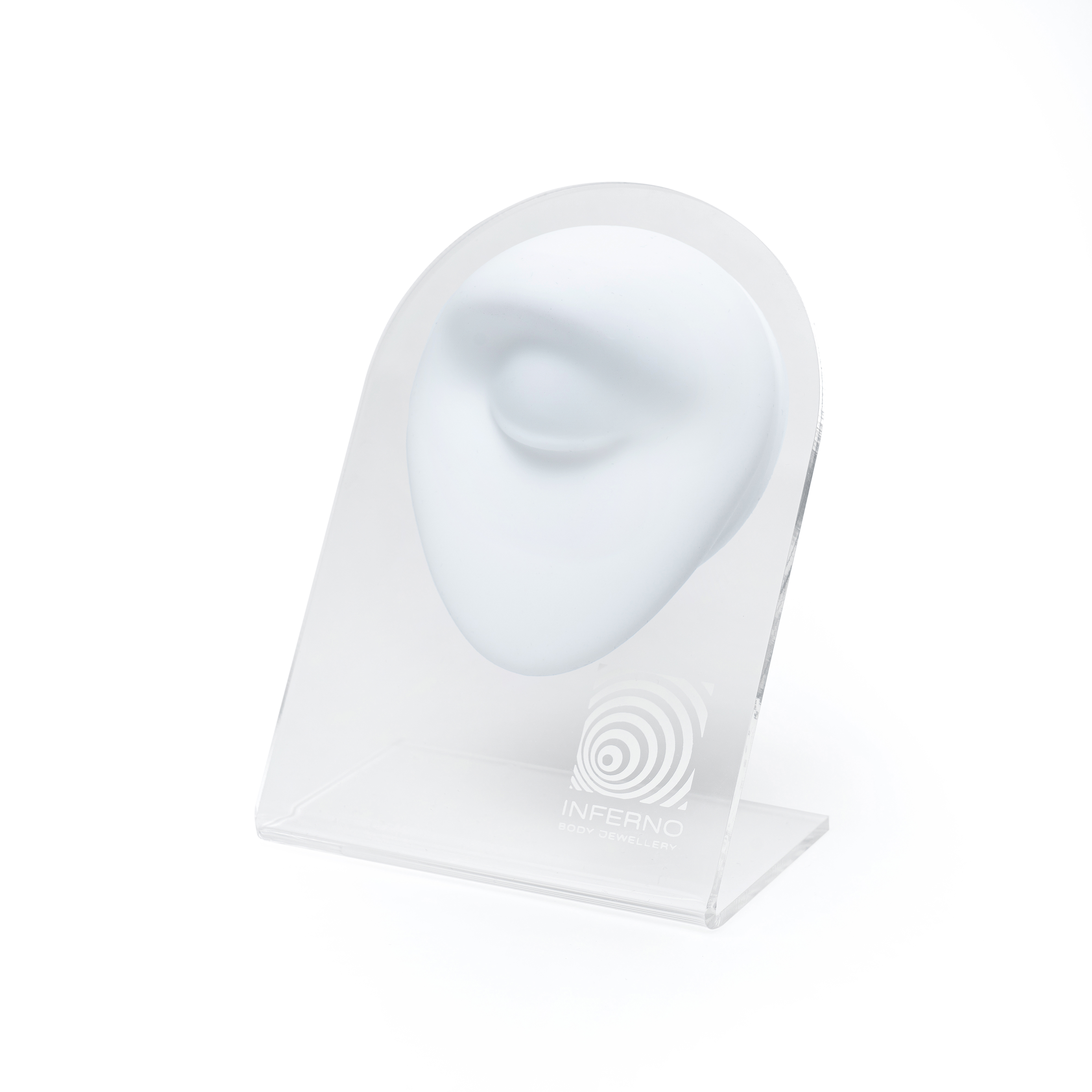 White Silicone Eyebrow Display