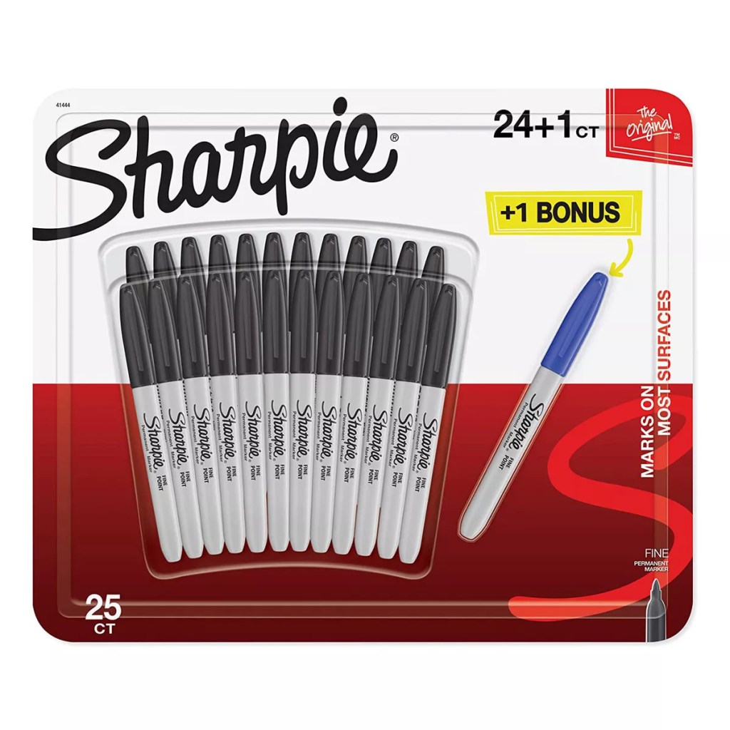 Sharpie Marker Fine Point - Pack of 25