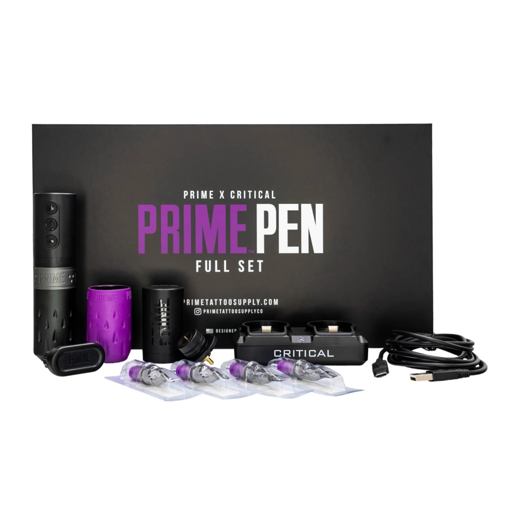 Prime X Critical Wireless Tattoo Pen Machine Full Set