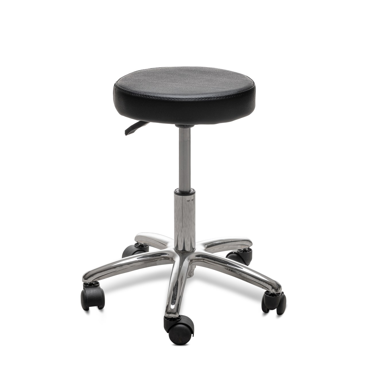 Round Tattoo Artist Chair - Black