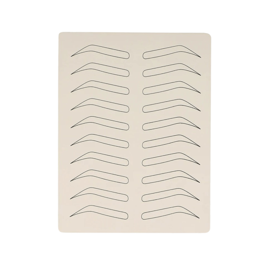 Eyebrows Design Synthetic PMU Practice Skin