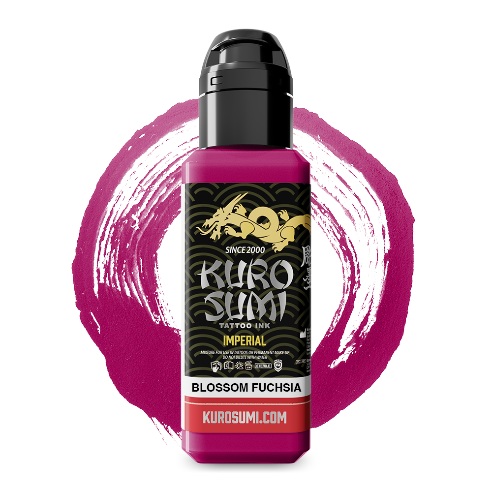 Kuro Sumi Imperial Tattoo Ink - Blossom Fuchsia 44ml