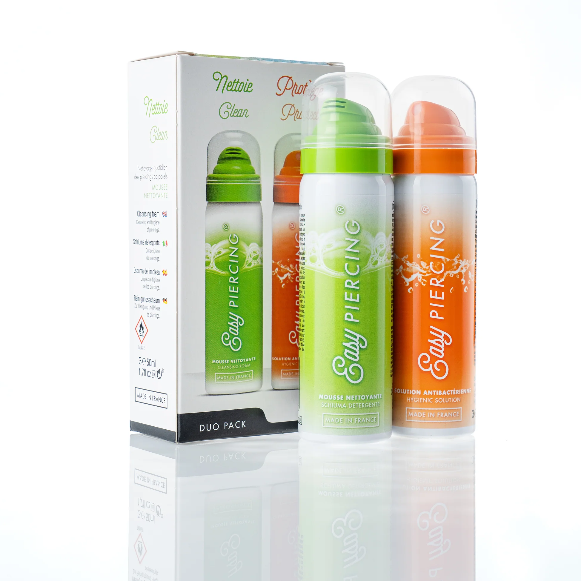 OTZI Duopack - Cleansing Foam & Antibacterial Solution