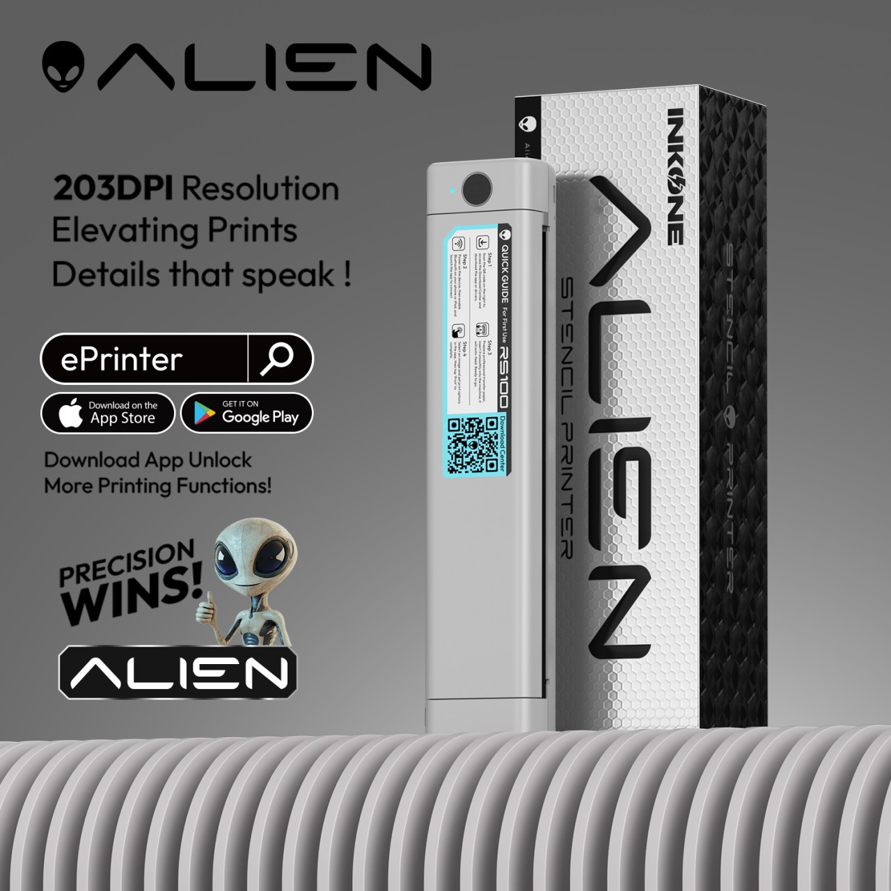 Inkone ALIEN Tattoo Stencil Thermal Printer