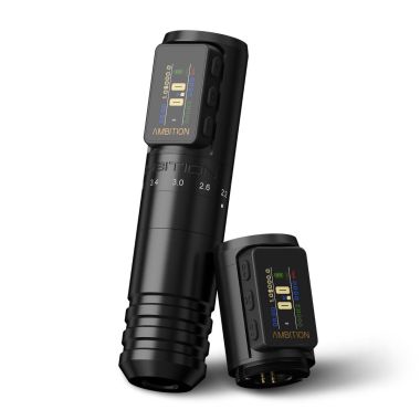 AMBITION PACO WIRELESS TATTOO MACHINE- ADJUSTABLE STROKE – Stixis