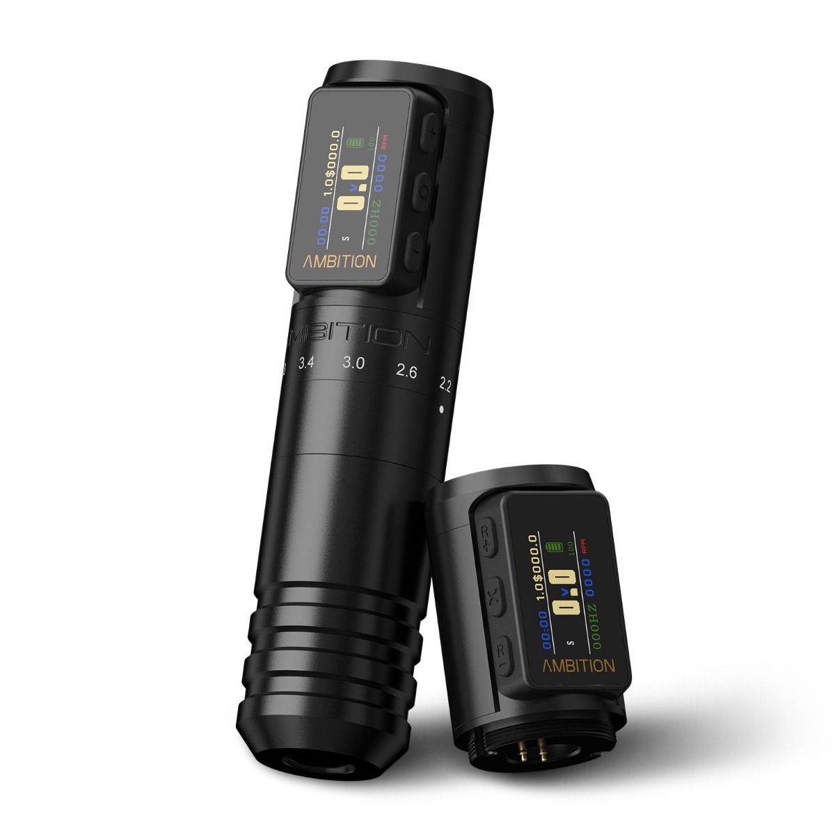 AMBITION PACO WIRELESS TATTOO MACHINE- ADJUSTABLE STROKE