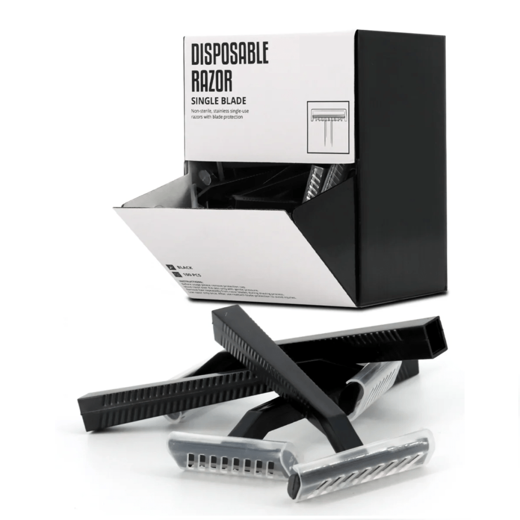 Black Disposable Tattoo Razors