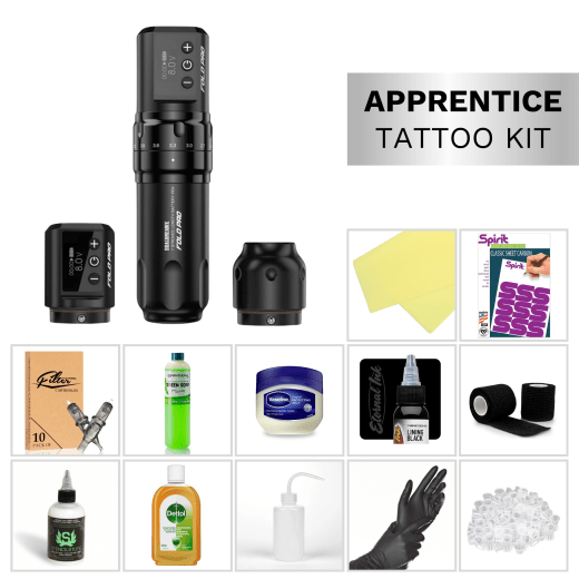 Apprentice Tattoo Kit - Dragonhawk Fold Pro Wireless