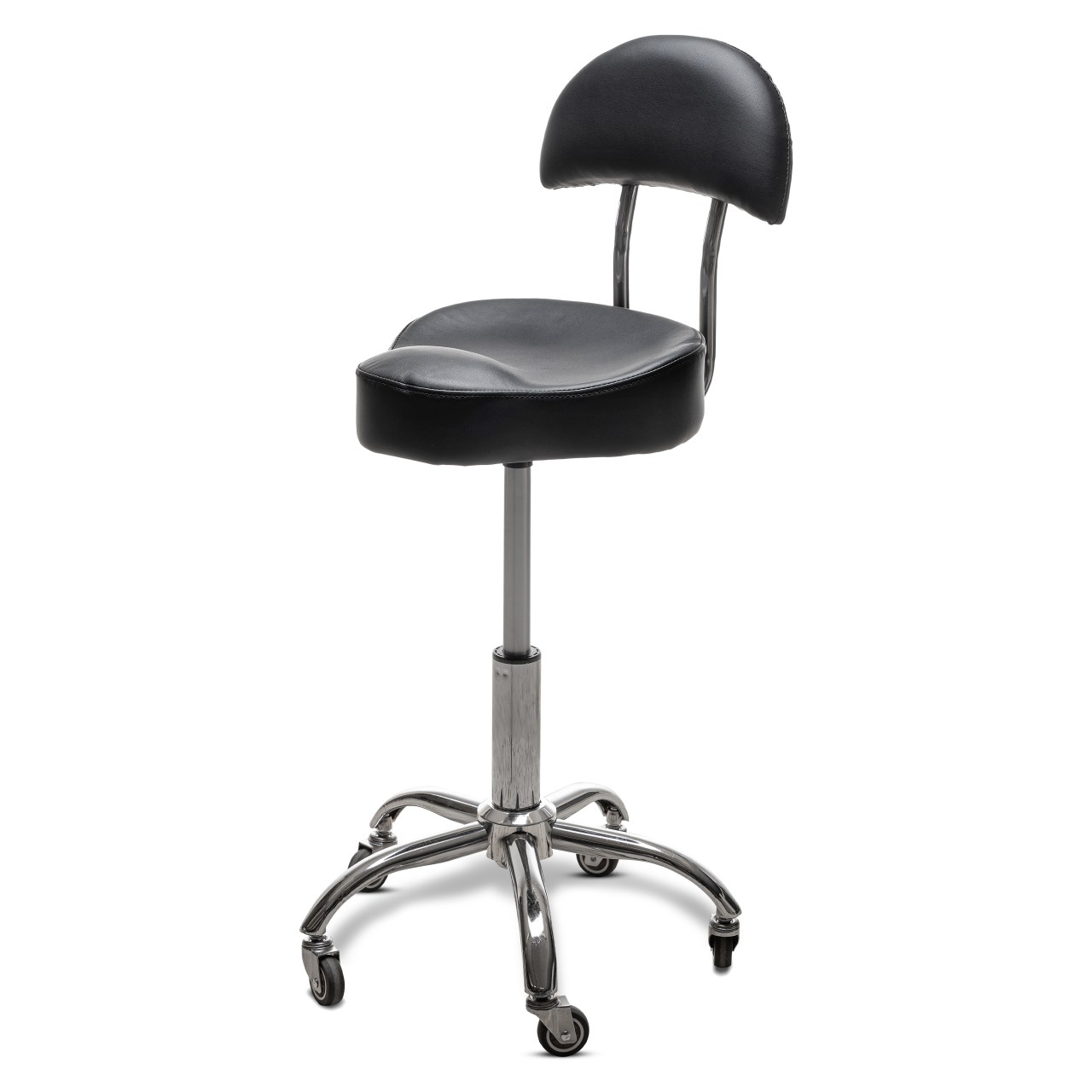 Saddle Tattoo Artist Chair With Backrest