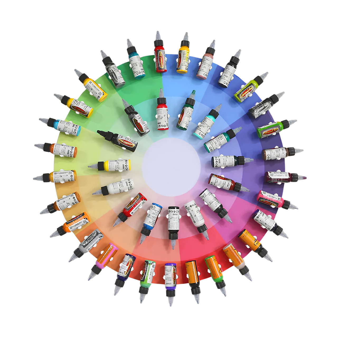 360 Rotating Ink Wheel Display