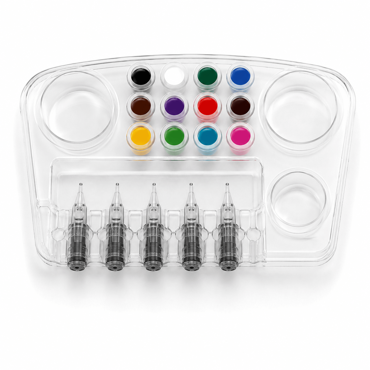 Disposable Ink & Needle Quick Tray - Clear