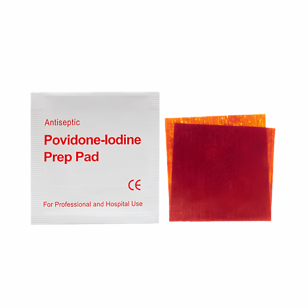 Povidone Iodine Skin Prep Pad Antiseptic for Tattoo & Piercing