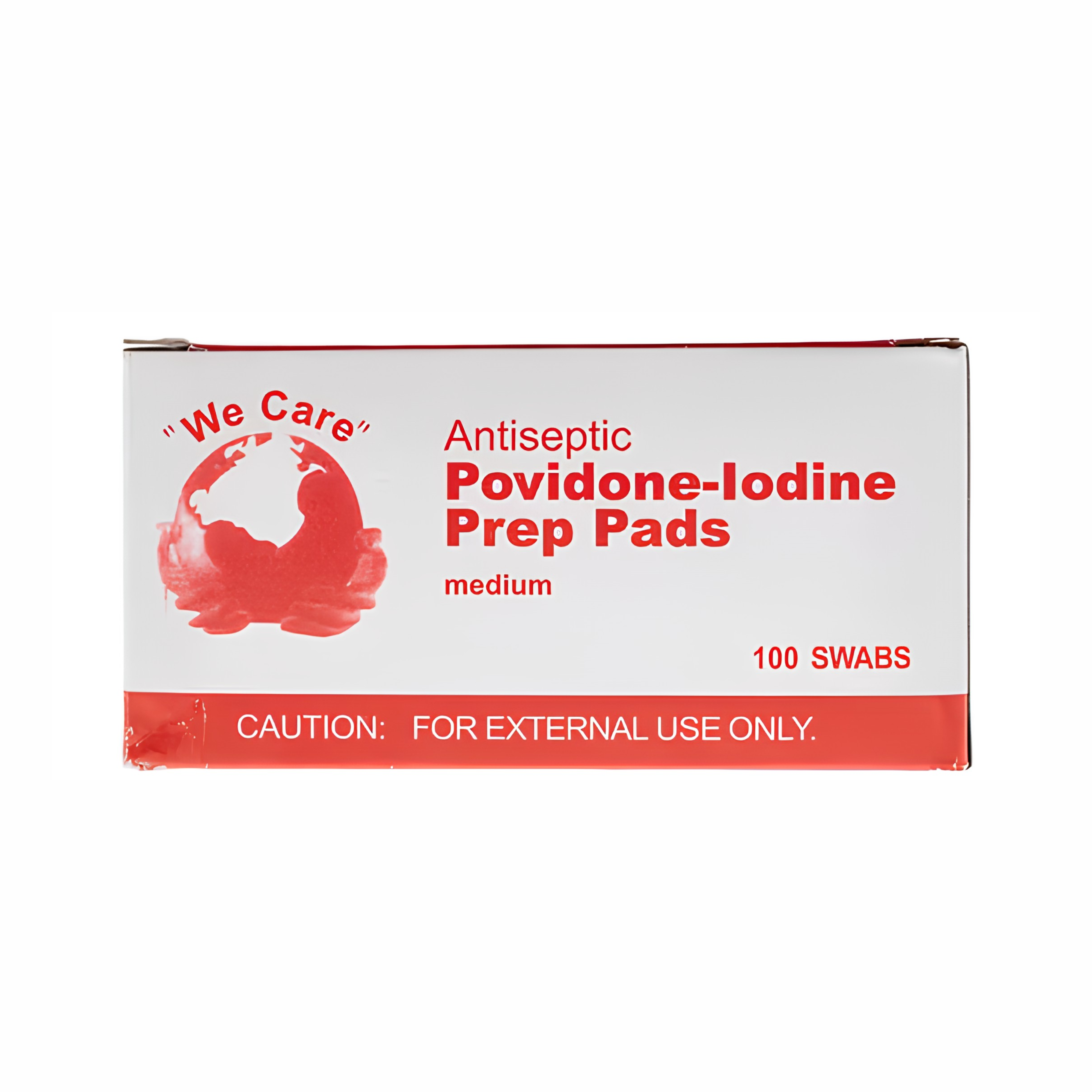 Povidone Iodine Skin Prep Pad Antiseptic for Tattoo & Piercing