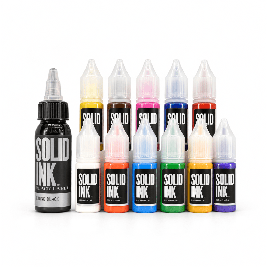 Solid Ink - Mini Travel Set 12 x 15ml NEW Anti-Leak Bottles