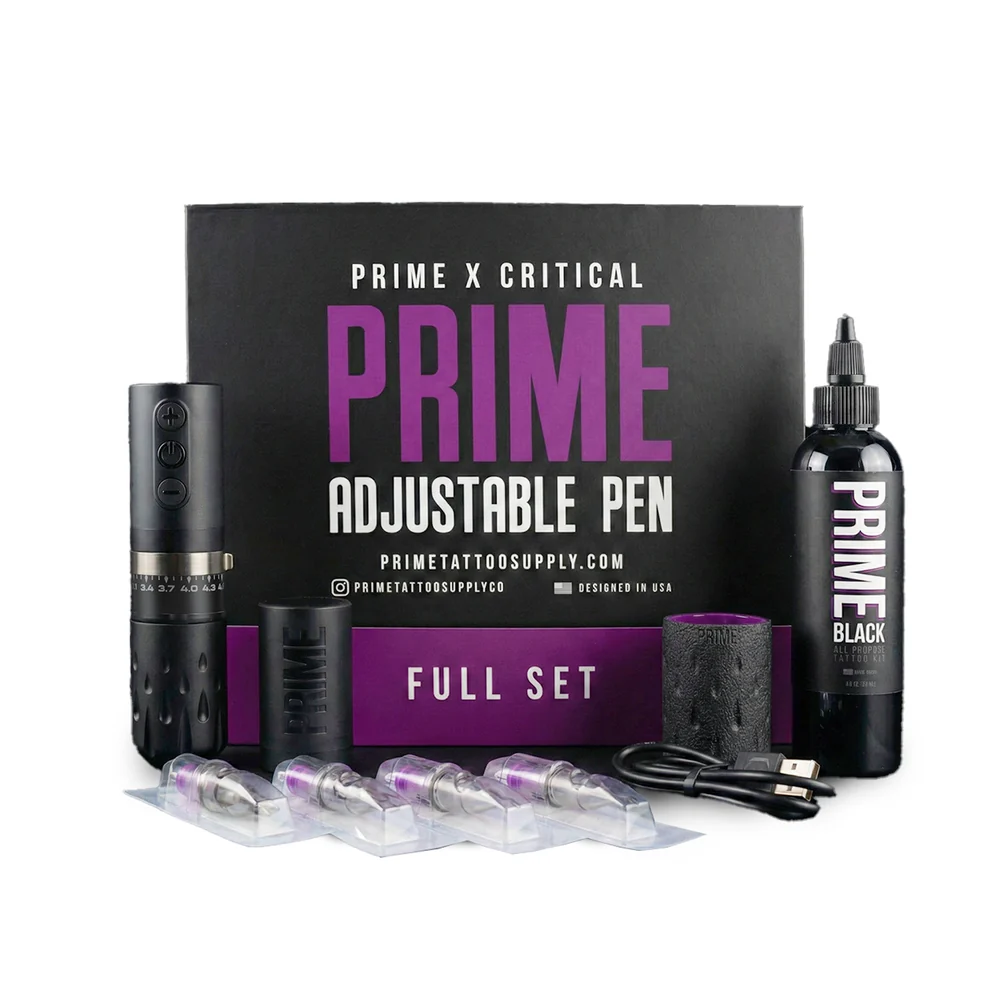 PRIME Adjustable Tattoo Pen Full Set